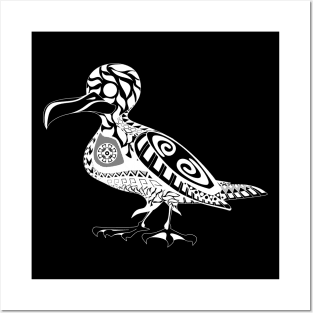 magical seagull gaviota ecopop tribal totonac art Posters and Art